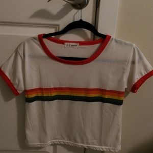 Rainbow Ringer Tee